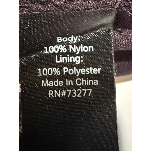 Apt 9 Off Shoulder Lace Top Sz M Bell Sleeve Purple Whimsigoth Fairycore - Picture 6 of 11